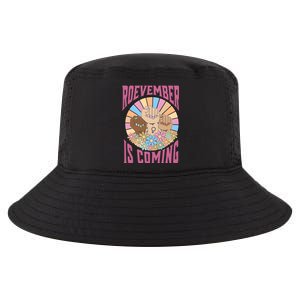 Roevember Is Coming Feminist Vote Flower Floral Cool Comfort Performance Bucket Hat