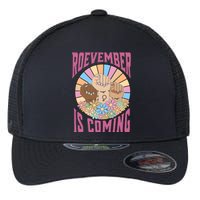 Roevember Is Coming Feminist Vote Flower Floral Flexfit Unipanel Trucker Cap