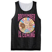 Roevember Is Coming Feminist Vote Flower Floral Mesh Reversible Basketball Jersey Tank