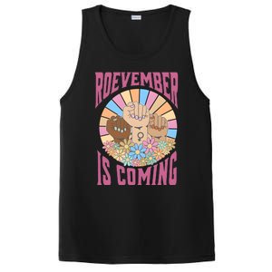 Roevember Is Coming Feminist Vote Flower Floral PosiCharge Competitor Tank