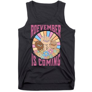 Roevember Is Coming Feminist Vote Flower Floral Tank Top