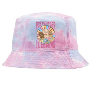 Roevember Is Coming Feminist Vote Flower Floral Tie-Dyed Bucket Hat