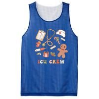 Retro Icu Crew Christmas Nurse Intensive Critical Unit Xmas Great Gift Mesh Reversible Basketball Jersey Tank