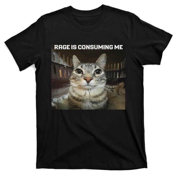 Rage Is Consuming Me Cat T-Shirt