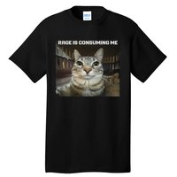 Rage Is Consuming Me Cat Tall T-Shirt