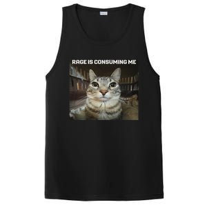 Rage Is Consuming Me Cat PosiCharge Competitor Tank