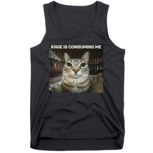 Rage Is Consuming Me Cat Tank Top