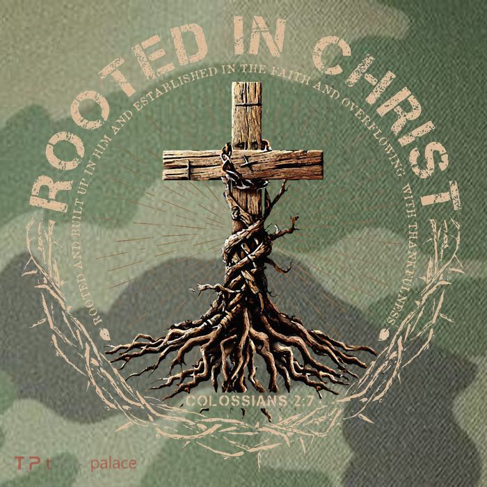 Rooted In Chris, Jesus S, Christian Cross Legacy Tie Dye Trucker Hat