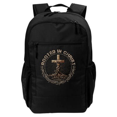Rooted In Chris, Jesus S, Christian Cross Backpack