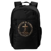 Rooted In Chris, Jesus S, Christian Cross Backpack