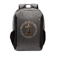 Rooted In Chris, Jesus S, Christian Cross Vector Backpack