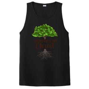 Rooted In Christ Theology Jesus Christ Christian Faith PosiCharge Competitor Tank