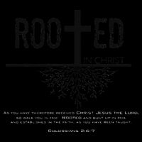 Rooted In Christ Drawstring Bag