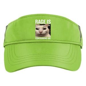 Rage Is Consuming Me Funny Cat Meme Adult Drive Performance Visor