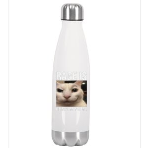 Rage Is Consuming Me Funny Cat Meme Stainless Steel Insulated Water Bottle