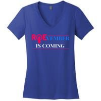 Roevember Is Coming Women's V-Neck T-Shirt