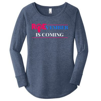 Roevember Is Coming Women's Perfect Tri Tunic Long Sleeve Shirt