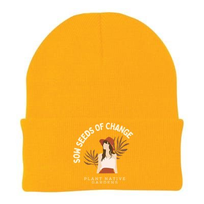 Rooted In Change: National Gardening Day Edition Gift Knit Cap Winter Beanie