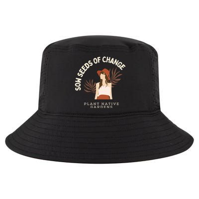 Rooted In Change: National Gardening Day Edition Gift Cool Comfort Performance Bucket Hat