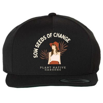 Rooted In Change: National Gardening Day Edition Gift Wool Snapback Cap