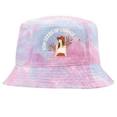 Rooted In Change: National Gardening Day Edition Gift Tie-Dyed Bucket Hat