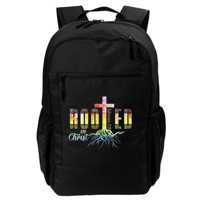 Rooted In Christ Christian Religious Christian Backpack