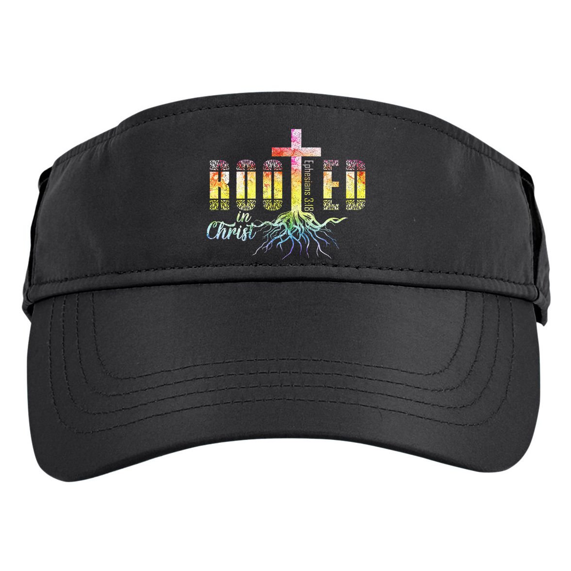 Rooted In Christ Christian Religious Christian Adult Drive Performance Visor