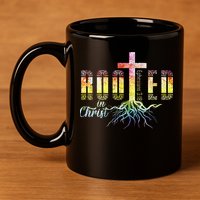 Rooted In Christ Christian Religious Christian 11oz C Handle Ceramic Mug