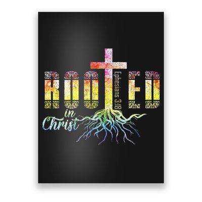 Rooted In Christ Christian Religious Christian Poster