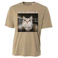 Rage Is Consuming Me Cat Meme Silly Kitten Cat Funny Meme Cooling Performance Crew T-Shirt