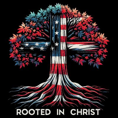 Rooted In Christ Jesus Faith And Love Religious Jesus Lover T-Shirt