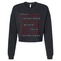 Replicant Interlinked Cells Baseline Cropped Pullover Crew
