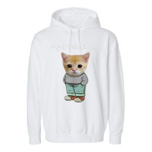 Rage Is Consuming Me Silly Cat Meme Garment-Dyed Fleece Hoodie