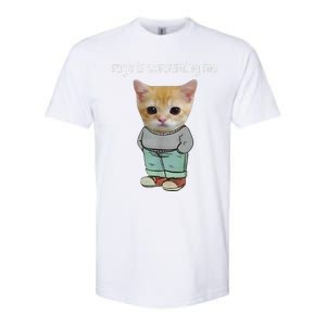 Rage Is Consuming Me Silly Cat Meme Softstyle CVC T-Shirt