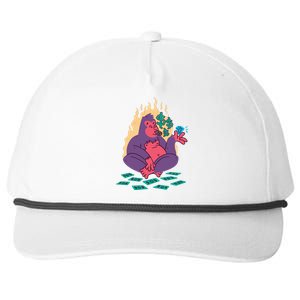 Rich Gorilla Snapback Five-Panel Rope Hat