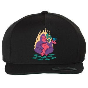 Rich Gorilla Wool Snapback Cap