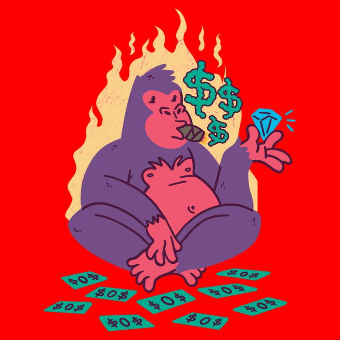 Rich Gorilla Apron