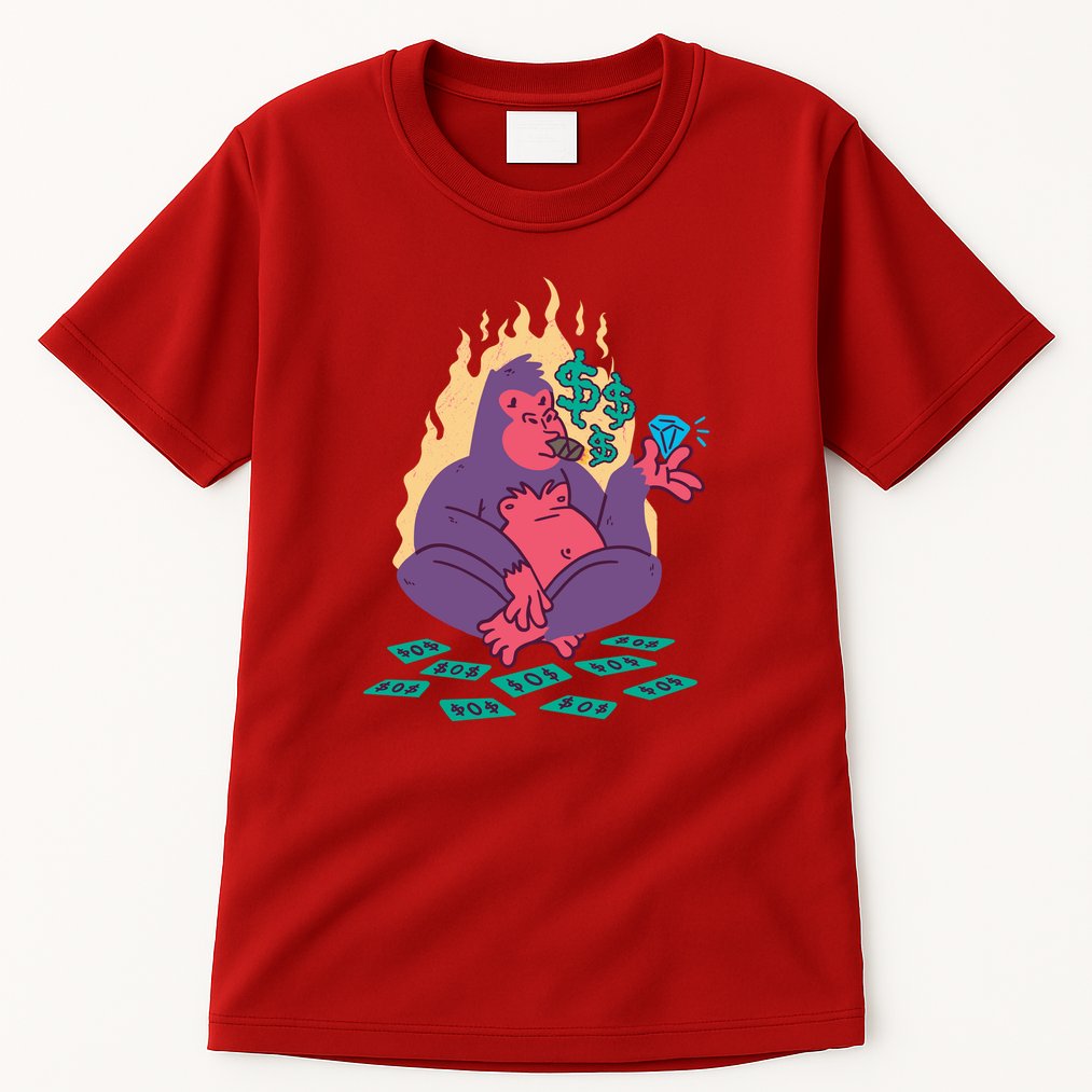 Rich Gorilla Tall T-Shirt