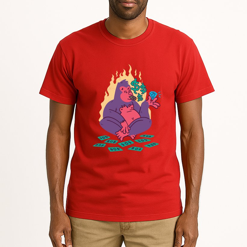 Rich Gorilla Tall T-Shirt