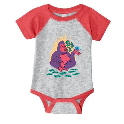 Rich Gorilla Infant Baby Jersey Bodysuit