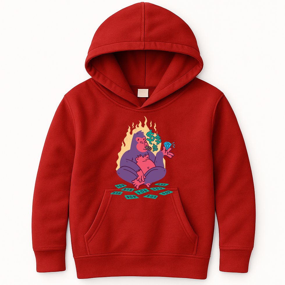 Rich Gorilla Kids Hoodie