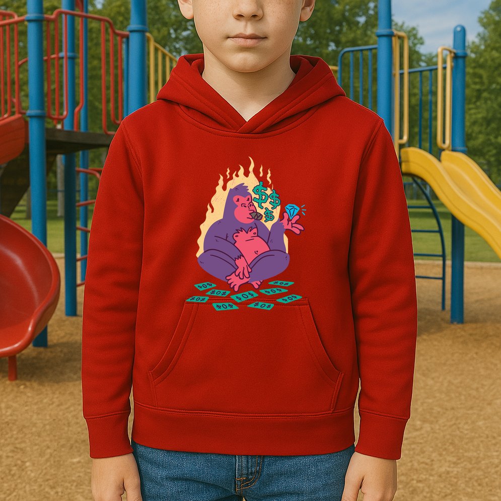 Rich Gorilla Kids Hoodie