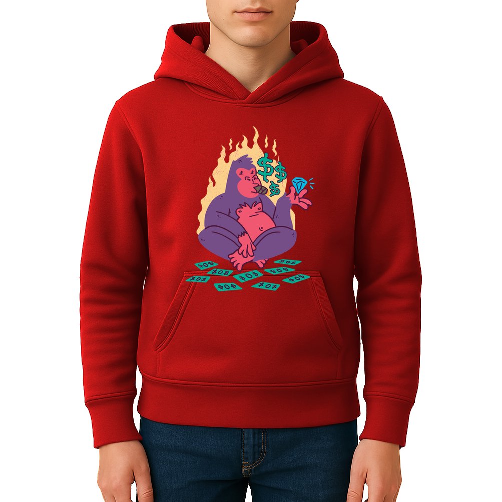 Rich Gorilla Kids Hoodie