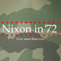 Richard Nixon in 72 Now More than Ever Legacy Tie Dye Trucker Hat