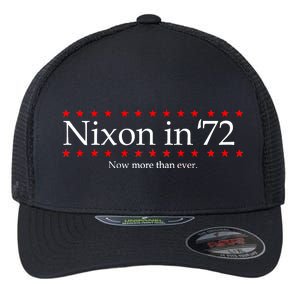 Richard Nixon in 72 Now More than Ever Flexfit Unipanel Trucker Cap