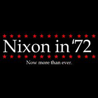 Richard Nixon in 72 Now More than Ever 7-Panel Snapback Hat