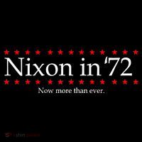 Richard Nixon in 72 Now More than Ever Drawstring Bag
