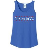 Richard Nixon in 72 Now More than Ever Ladies Essential Tank