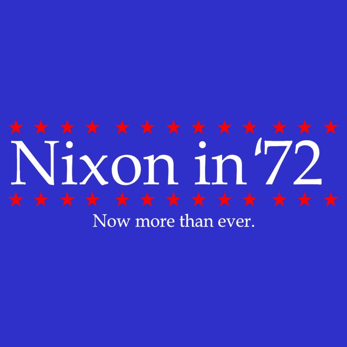 Richard Nixon in 72 Now More than Ever 16 in Basic Backpack