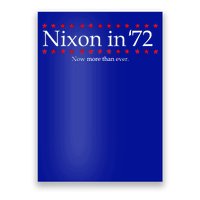 Richard Nixon in 72 Now More than Ever Poster